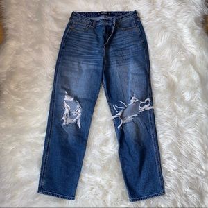 hollister mom jeans